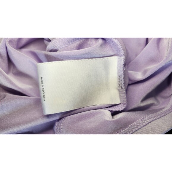 Express Light Lavender Sleeveless Faux Wrap Blouse XS NWT Asymmetrical Top - Picture 5 of 8